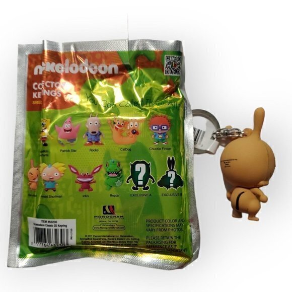 New Big House Blues Ren Hoek‎ Nickelodeon Blind Bag Series 1 Figural Keychain - Picture 2 of 2